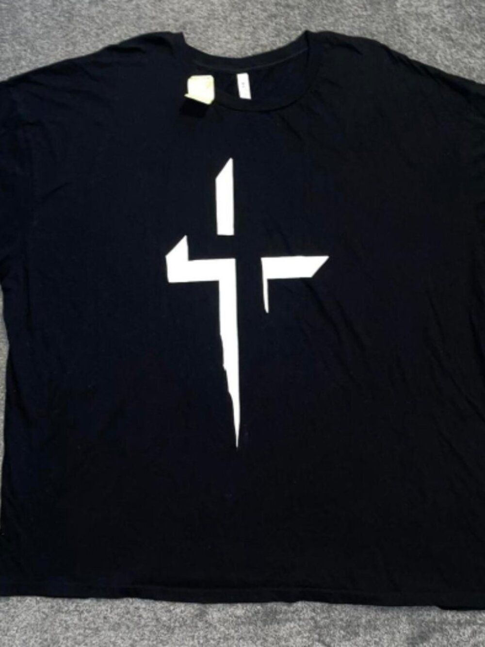 ZUNI SPORTSWEAR Cross Printed Loose T-shirt